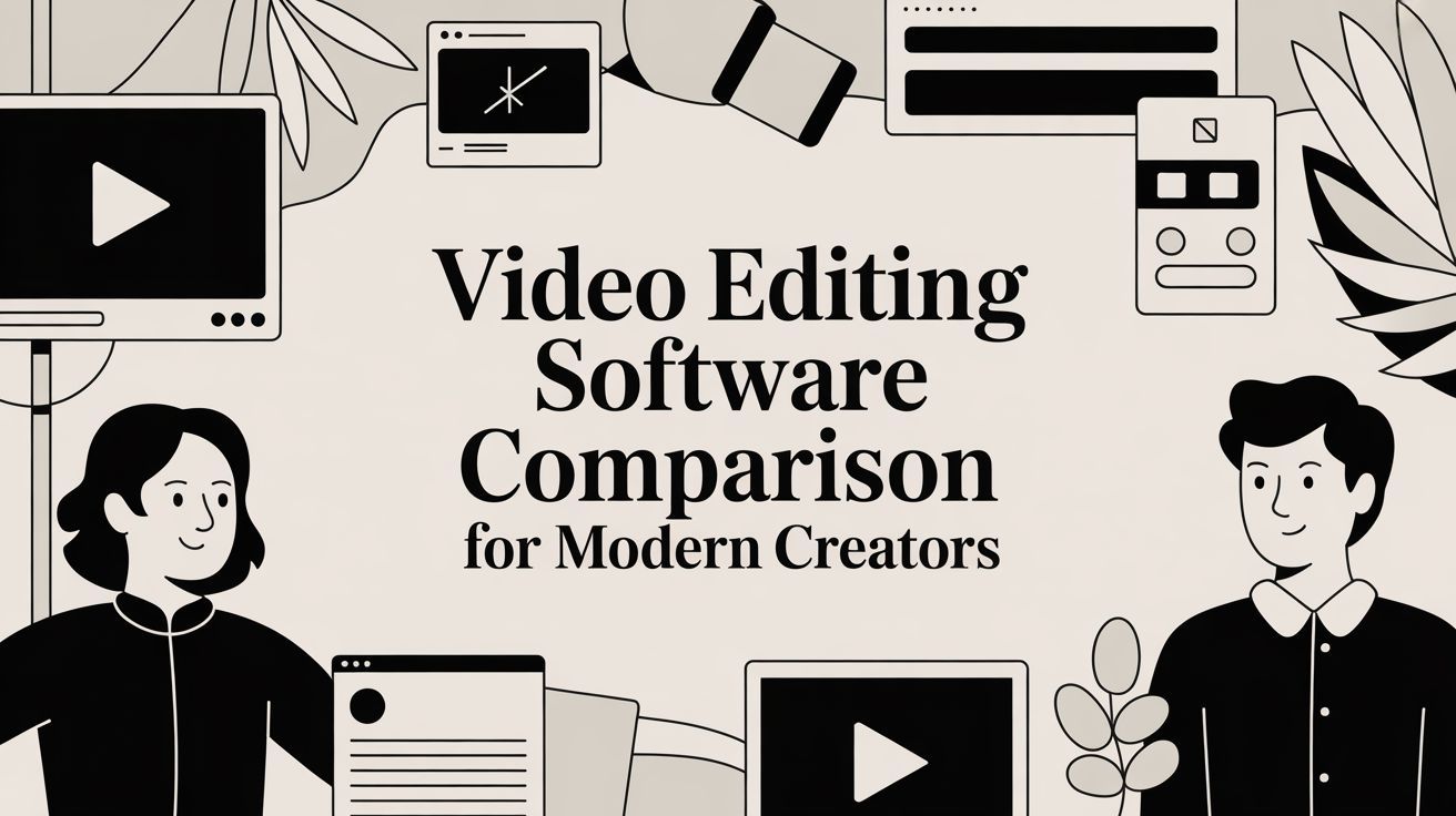 Video Editing Software Comparison For Modern Creators