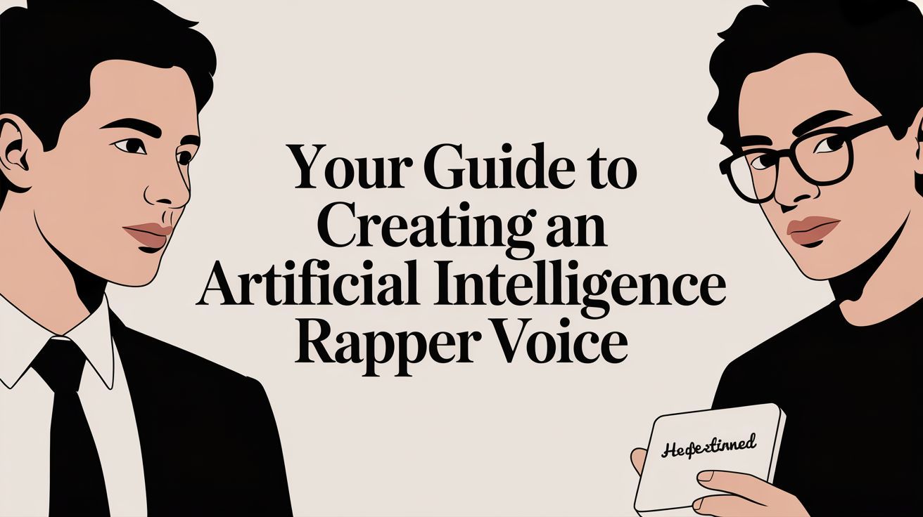 Your Guide to Creating an Artificial Intelligence Rapper Voice