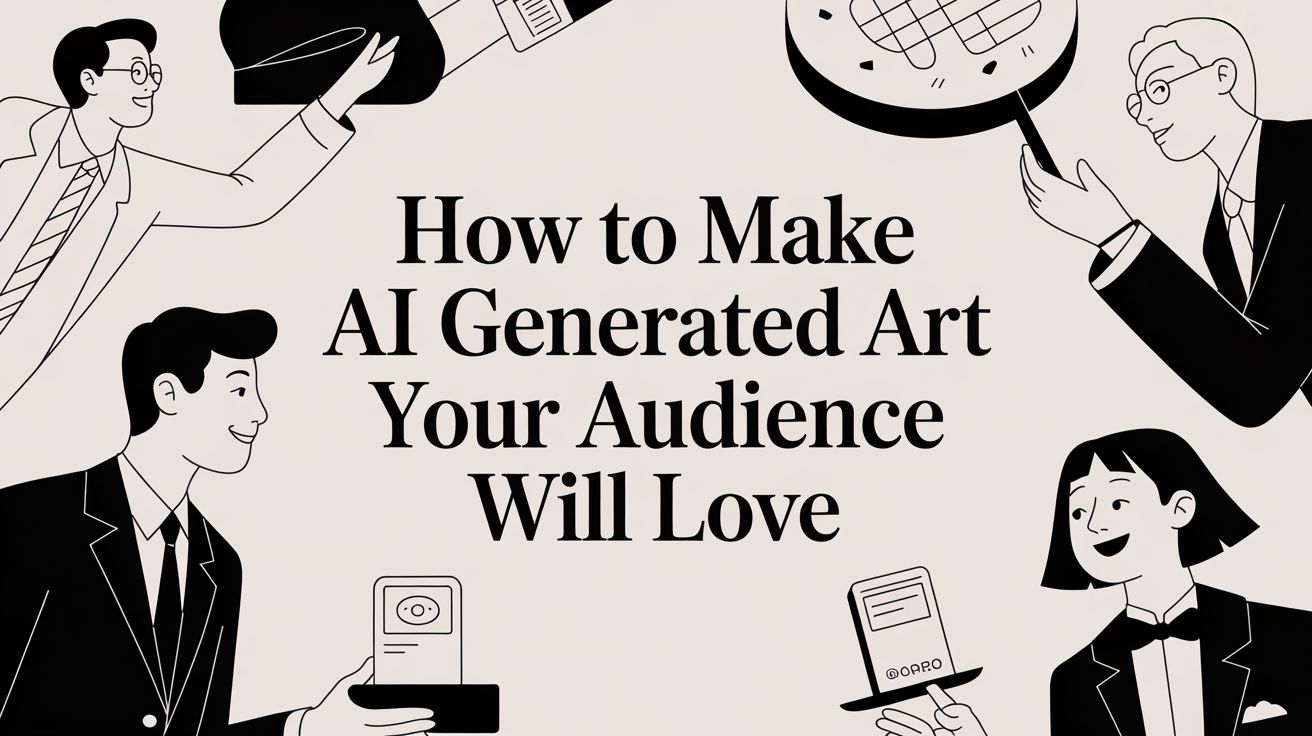 How to Make AI Generated Art Your Audience Will Love