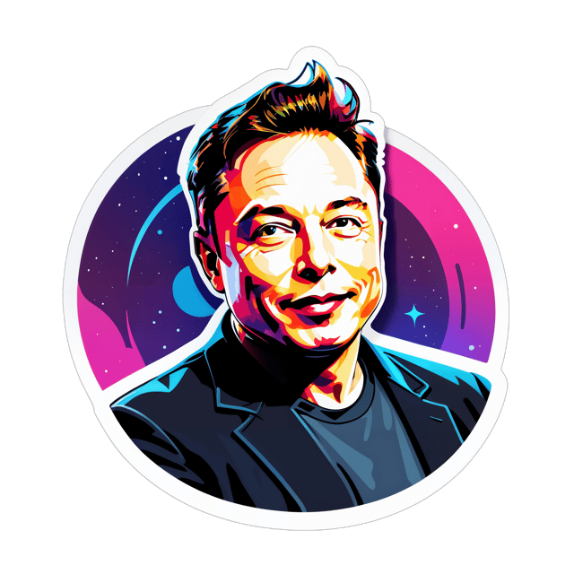 AI Elon Musk Sticker Category