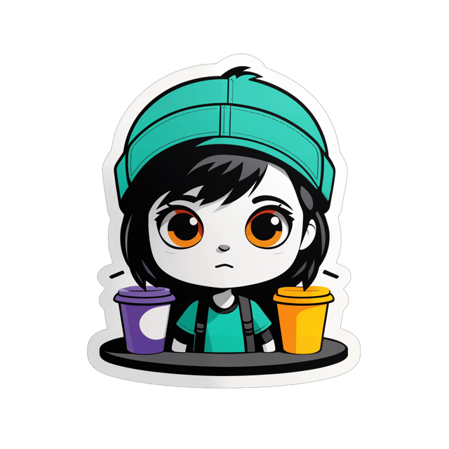 AI generated cartoon sticker for Urban