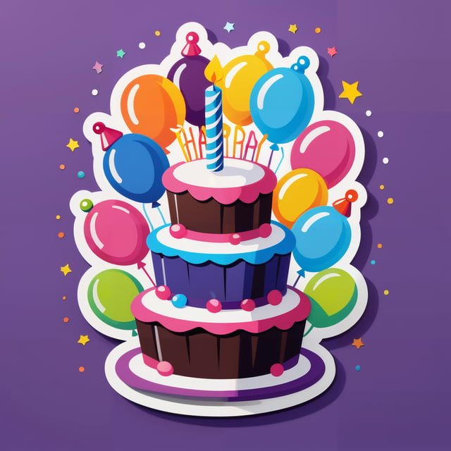 AI Happy Birthday Sticker Category