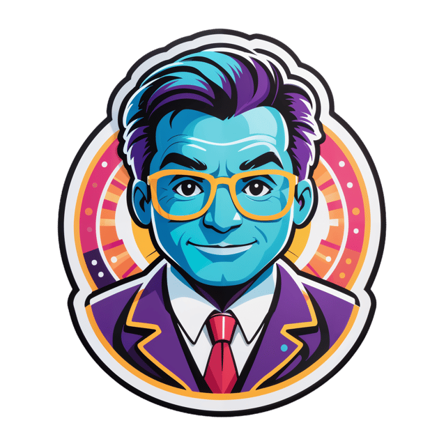 AI generated cartoon sticker for Swag Doctor